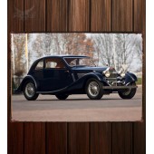 Металлическая табличка Bugatti Type 57 Sports Saloon